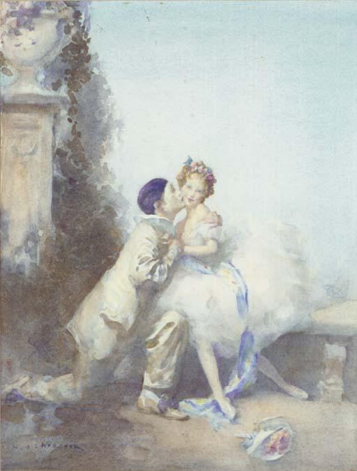Walter Ernest Webster, R.W.S. - Harlequin and Columbine
