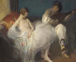 Walter Ernest Webster - The lute player