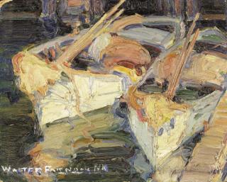 Walter Farndon - Two Boats and Sand Hill; two works