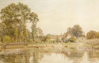 Walter Field, A.R.W.S. - Sonning-on-Thames
