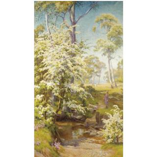 Walter Follen Bishop - Under The Hawthorn Blossom