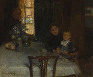 Walter Frederick Osborne, R.H.A - At The Breakfast Table
