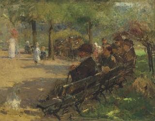 Walter Frederick Osborne, R.H.A. - In St Stephen\'s Green