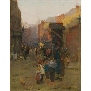 Walter Frederick Osborne, R.H.A. - Rags, Bones And Bottles