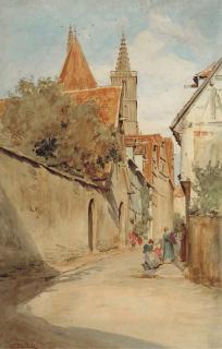 Walter Frederick Roofe Tyndale, R.I. - Afternoon Sun, Bruges