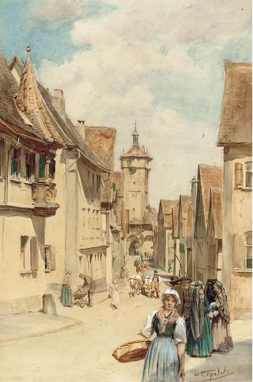Walter Frederick Roofe Tyndale, R.I. - Klingenstrasse, Rotenburg