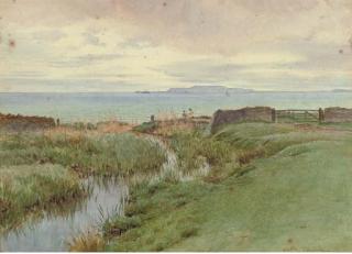 Walter Frederick Roofe Tyndale, R.I. - Looking across to Portland Bill, from Lulworth Cove