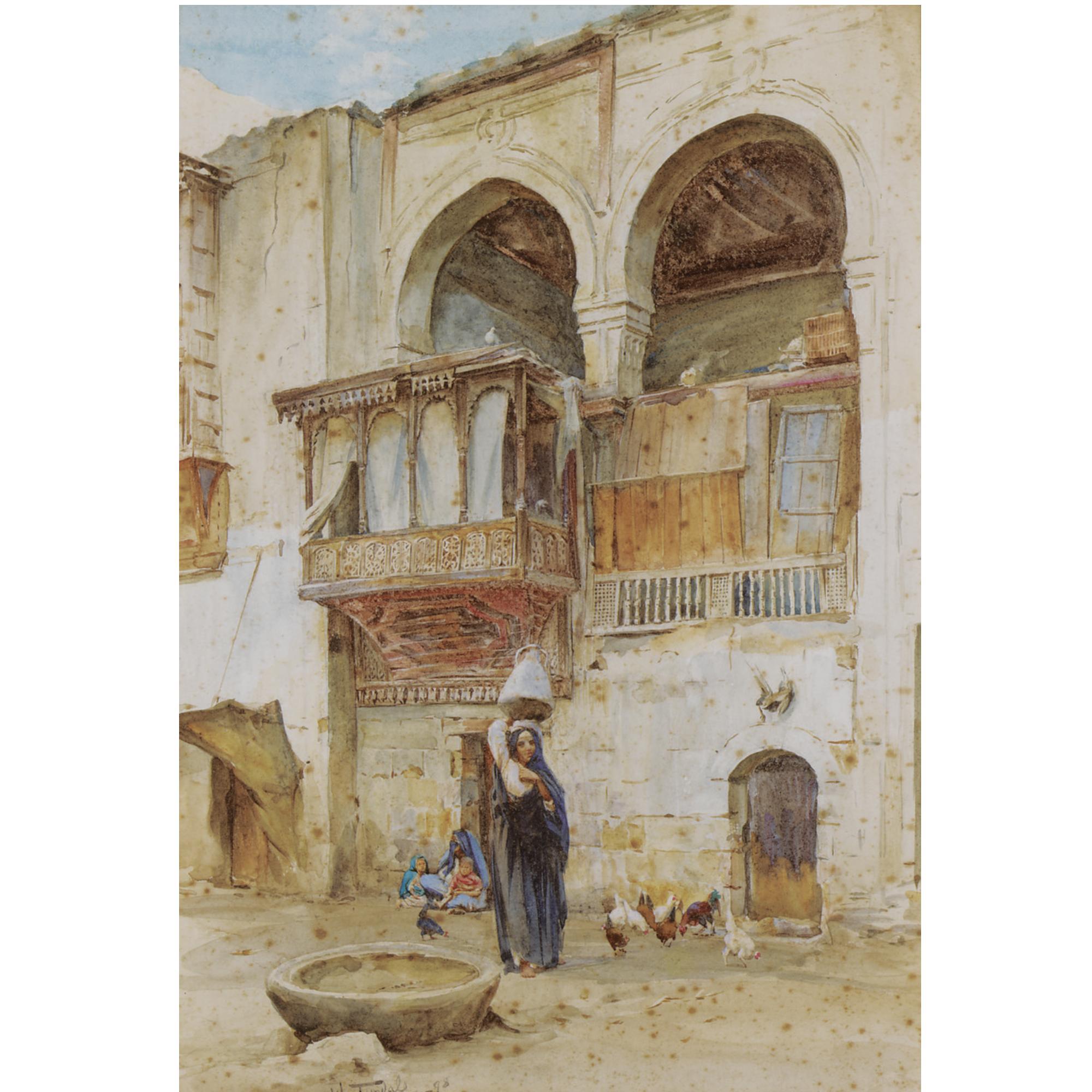 Walter Frederick Roofe Tyndale - British Old Farm House Cairo