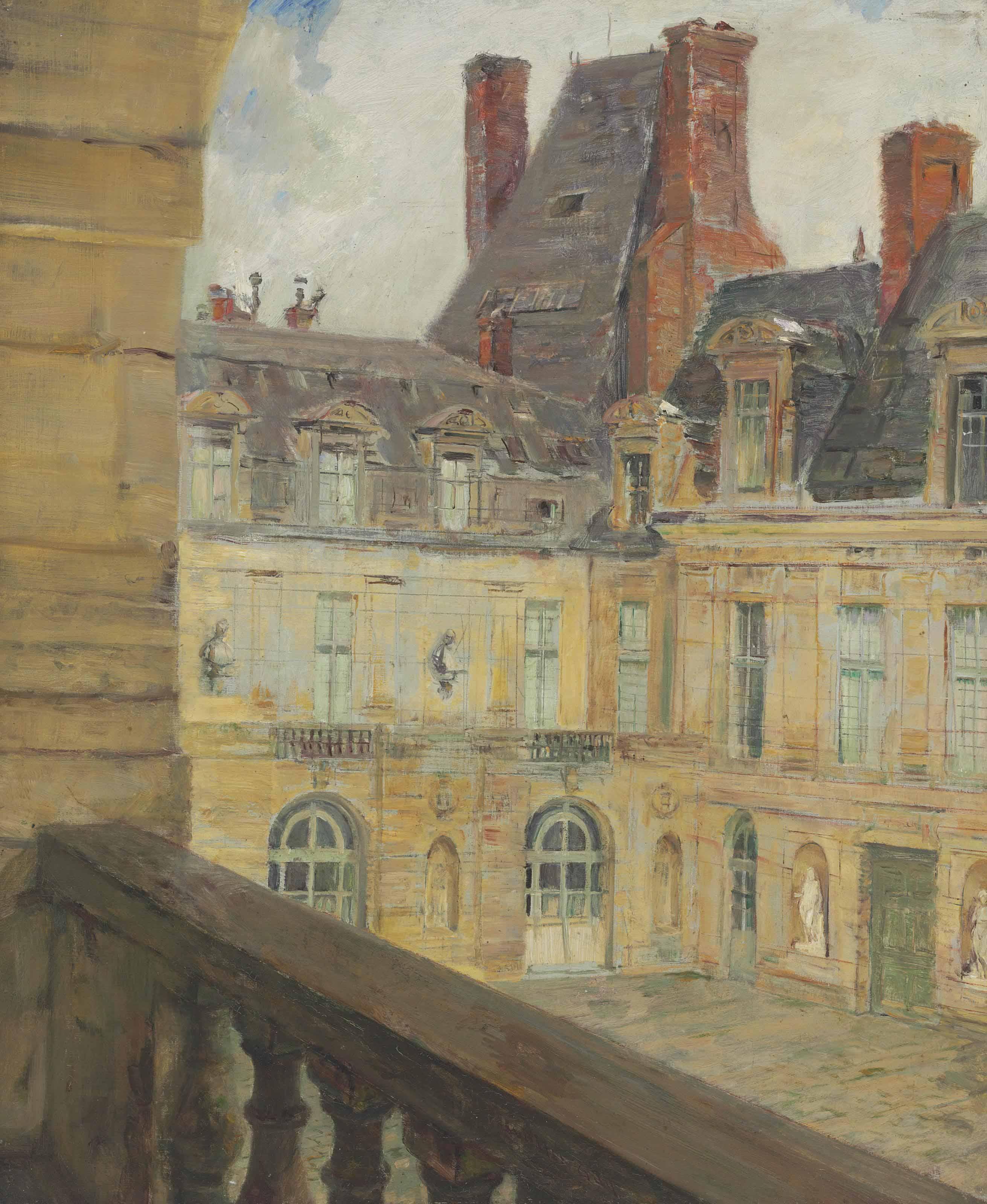 Walter Gay - Cour de la Fontaine, Fountainbleau