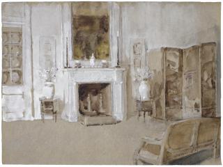 Walter Gay - Interior of the Dining Room at the Villa Sylvia, Beaulieu-sur-Mert