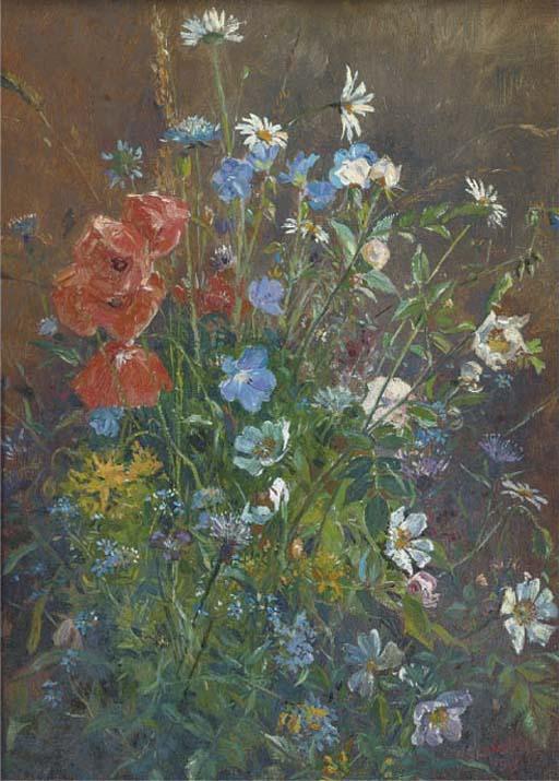 Walter George Langley - Summer Flowers