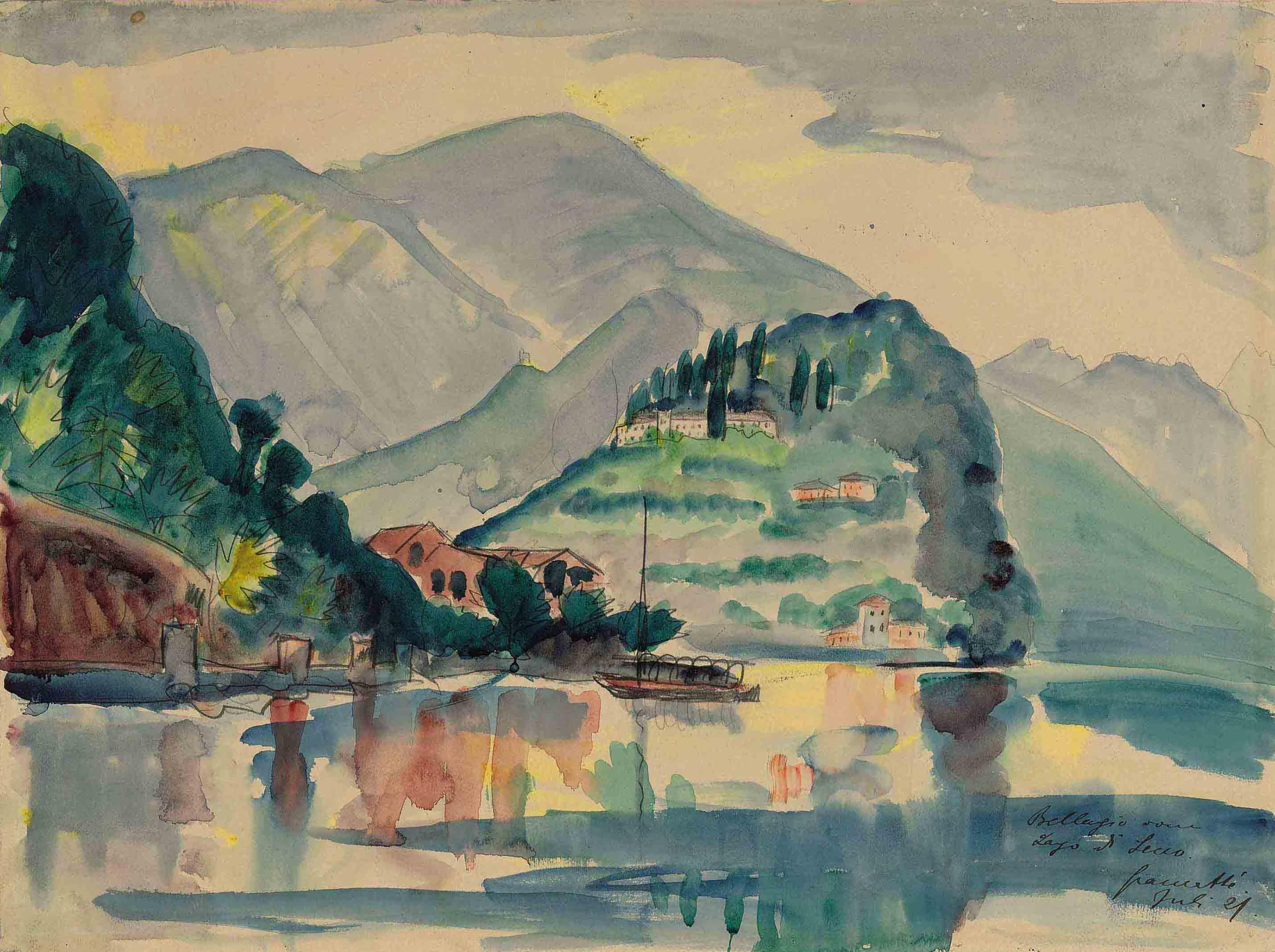 Walter Gramatte - Bellagio am Lago di Lecco