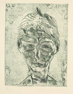 Walter Gramatté - Das Gesicht - Neun Radierungen, Euphorion Verlag, Berlin, 1924 (Eckhardt 155-163; Rifkind 845; Hoh 1041-1049; Schick & Müller 38)