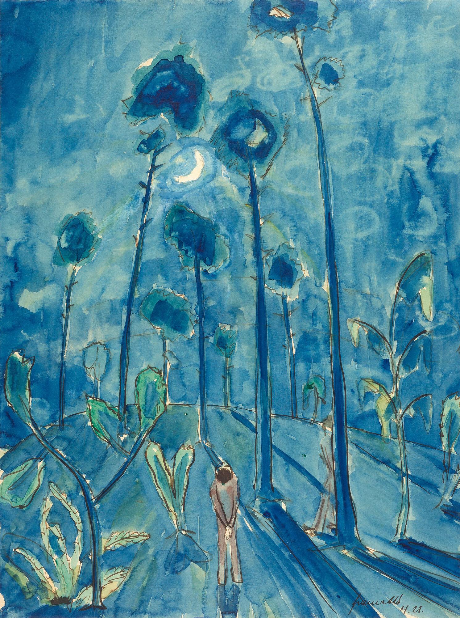 Walter Gramatté - Hermsdorf, Foehrn.