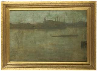 Walter Greaves - Battersea Reach, Moonlight