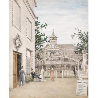 Walter Greaves - James Mcneill Whistler In Cremorne Gardens, Chelsea