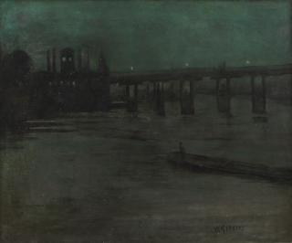 Walter Greaves - Nocturne, Battersea Bridge