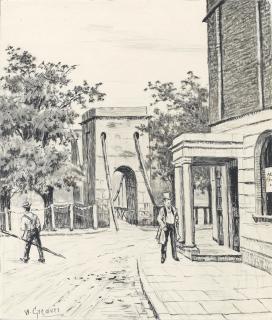 Walter Greaves - Old Cadogan Pier and Pier Hotel, Chelsea