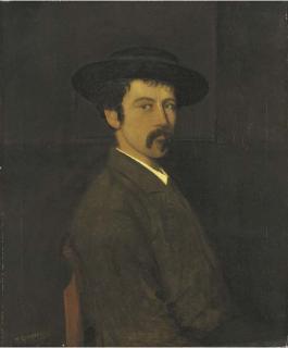 Walter Greaves - Portrait of Henry Greaves, the artist\'s brother