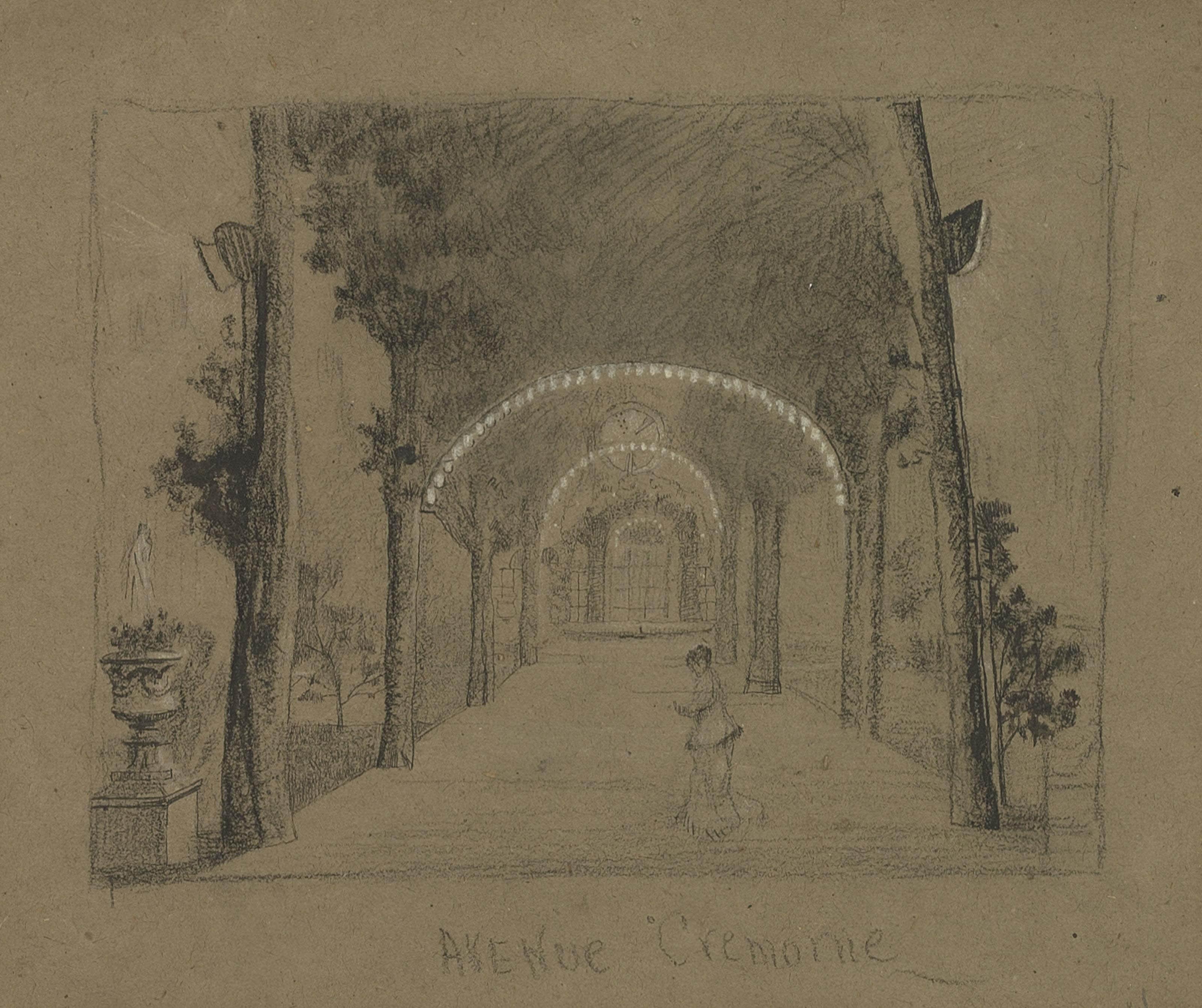 Walter Greaves - The Avenue, Cremorne Gardens, London