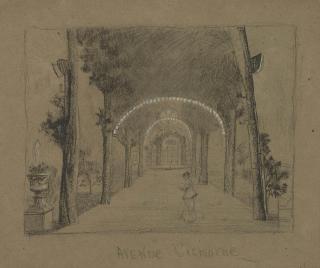 Walter Greaves - The Avenue, Cremorne Gardens, London