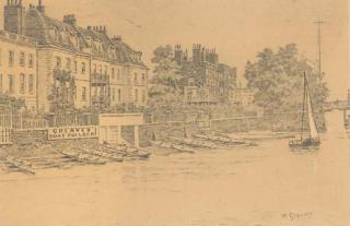 Walter Greaves - The Embankment from the Thames