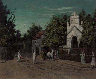Walter Greaves - The entrance to Cremorne Gardens, Chelsea