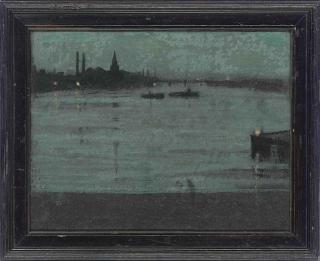 Walter Greaves - View of the Thames from Lindsey House