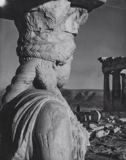 Walter Hege - Karyatide am Erechtheion, Akropolis