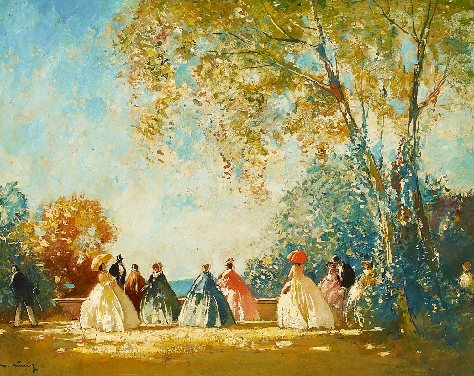 Walter Heimig - Gesellschaft im Park