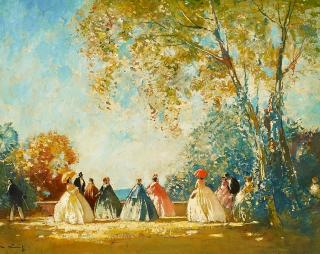 Walter Heimig - Gesellschaft im Park