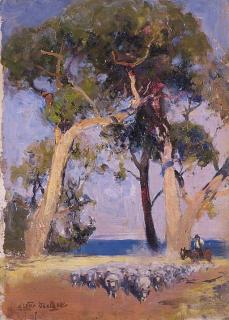 Walter Herbert Withers - Droving Sheep