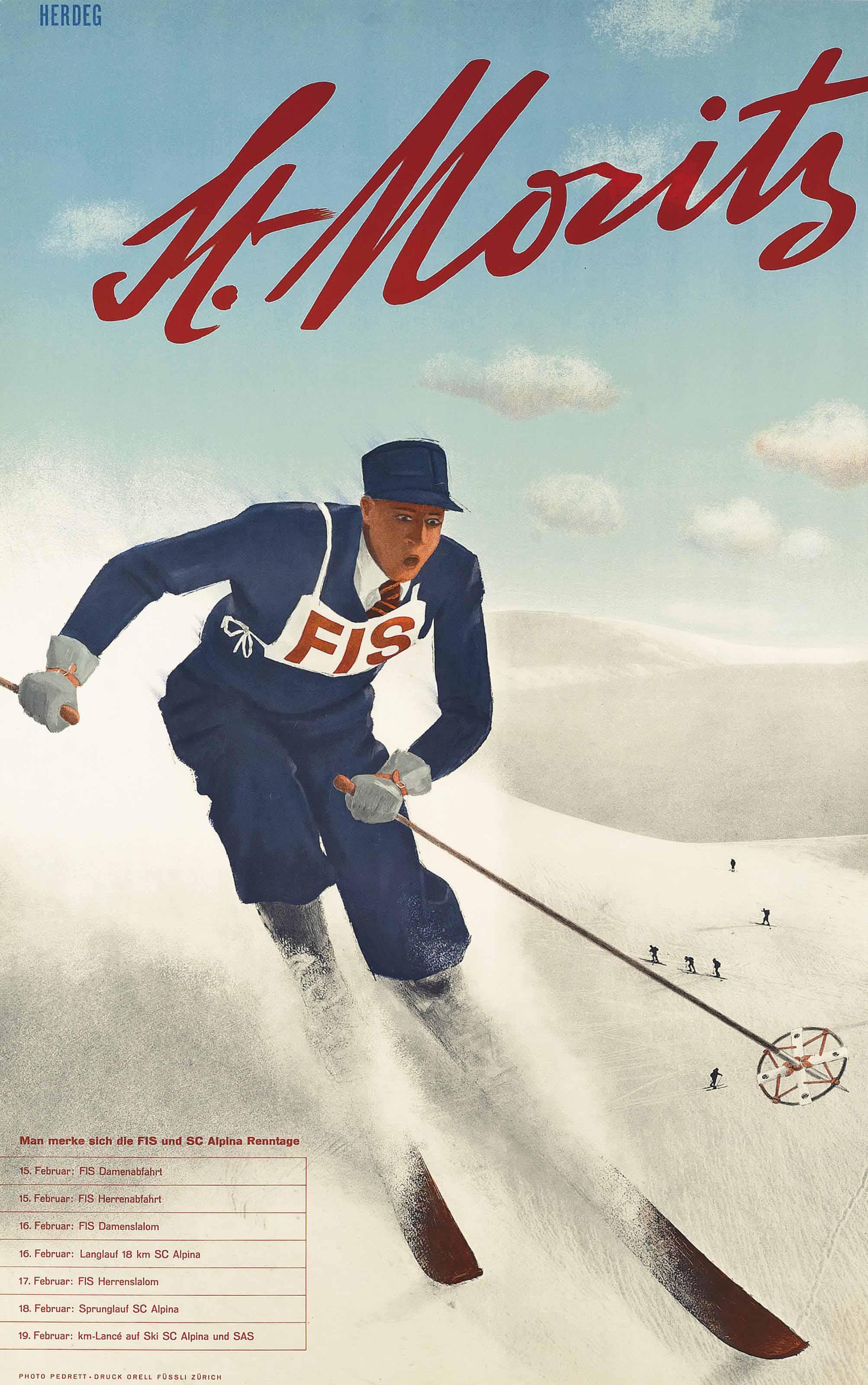 Walter Herdeg - St. Moritz