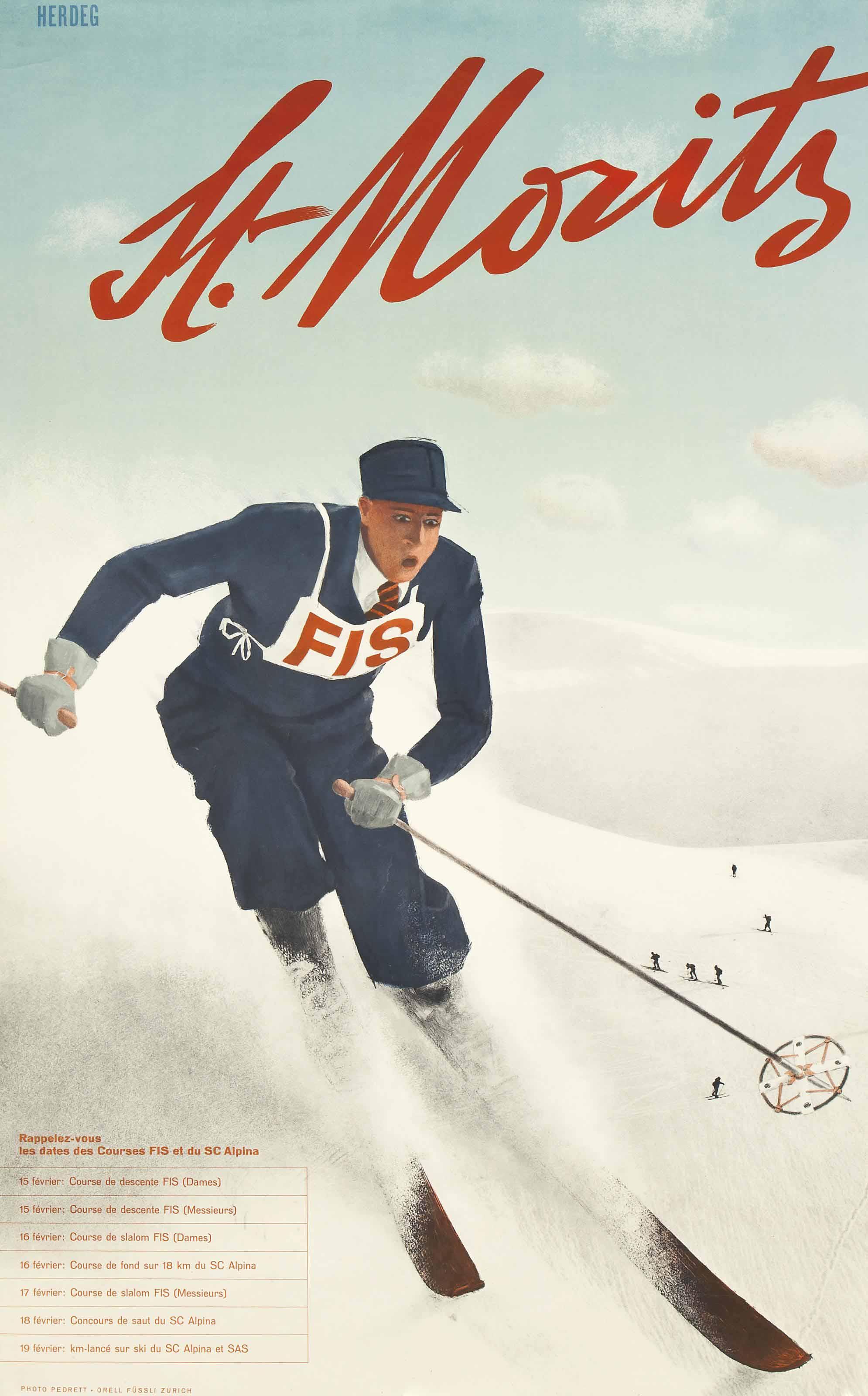 Walter Herdeg - St. Moritz