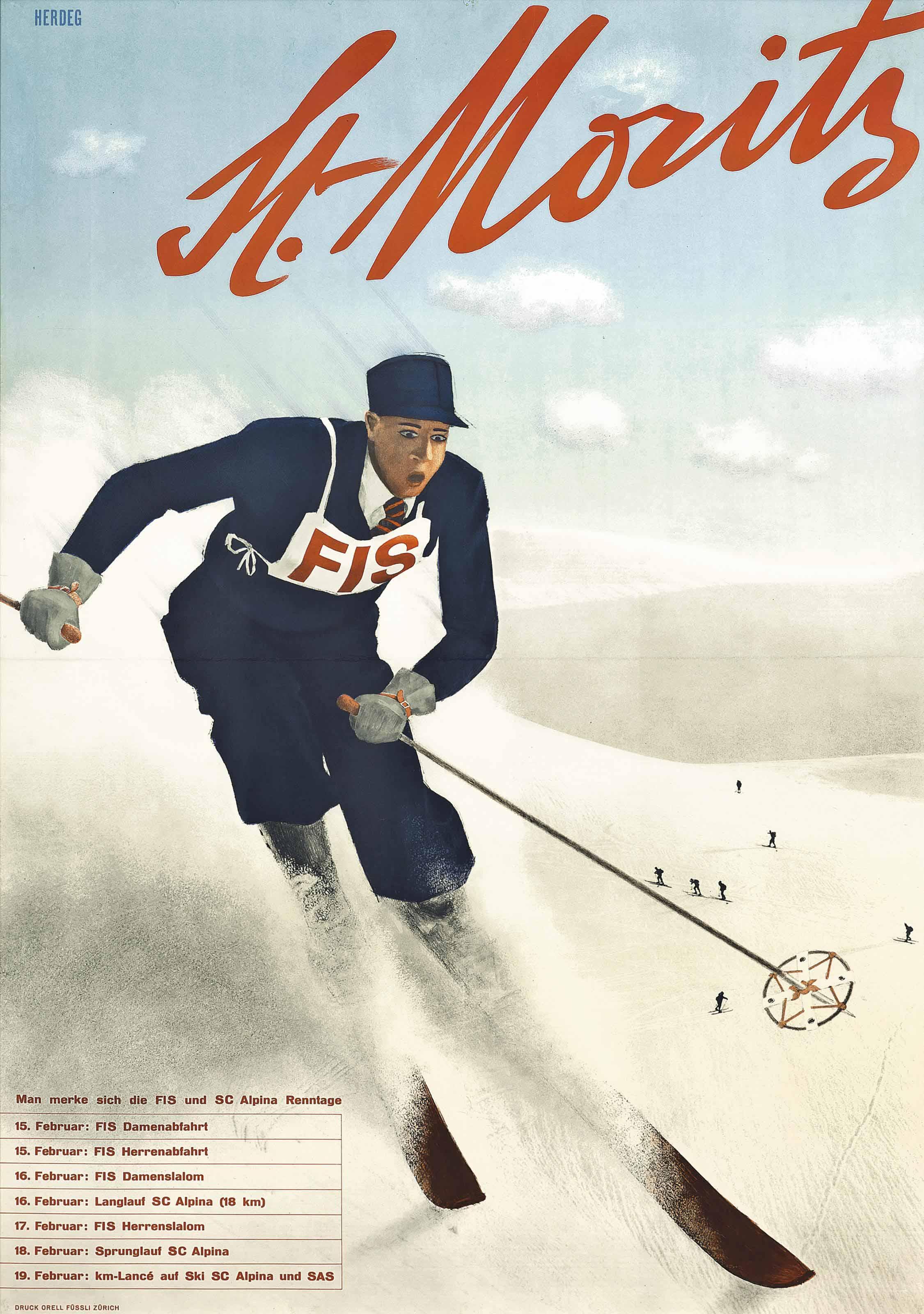 Walter Herdeg - St. Moritz