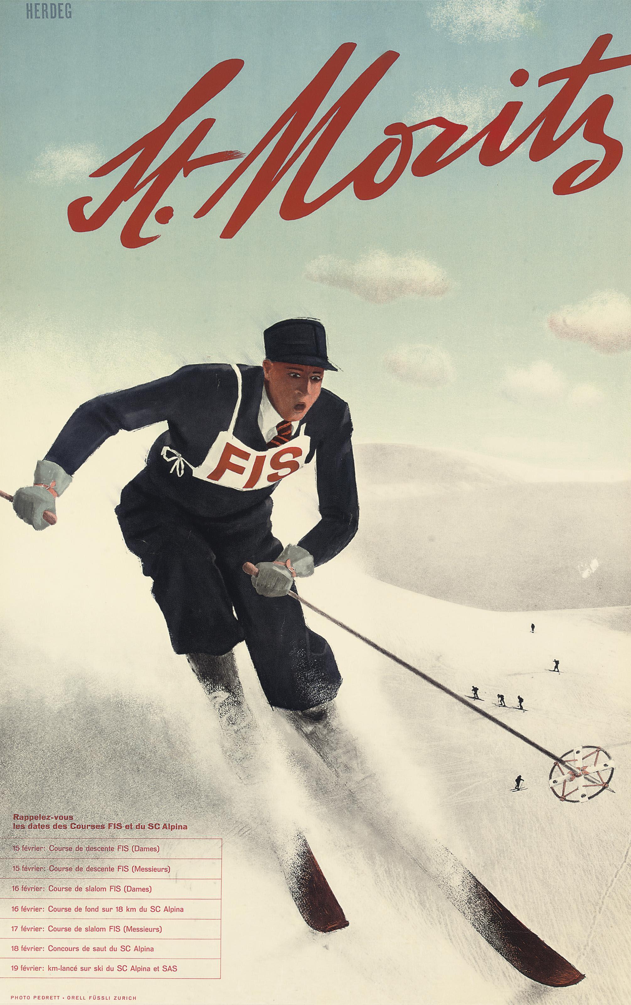 Walter Herdeg - St. Moritz