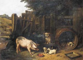 Walter Hunt - Farmyard