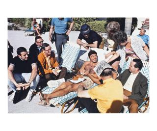 Walter Iooss Jr. - Joe Namath, Poolside, Galt Ocean Mile Hotel, Fort Lauderdale, FL, 1969