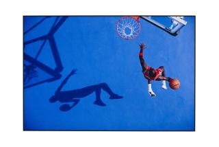 Walter Iooss Jr. - Michael Jordan, ‘The Blue Dunk’, Lisle, IL, 1987