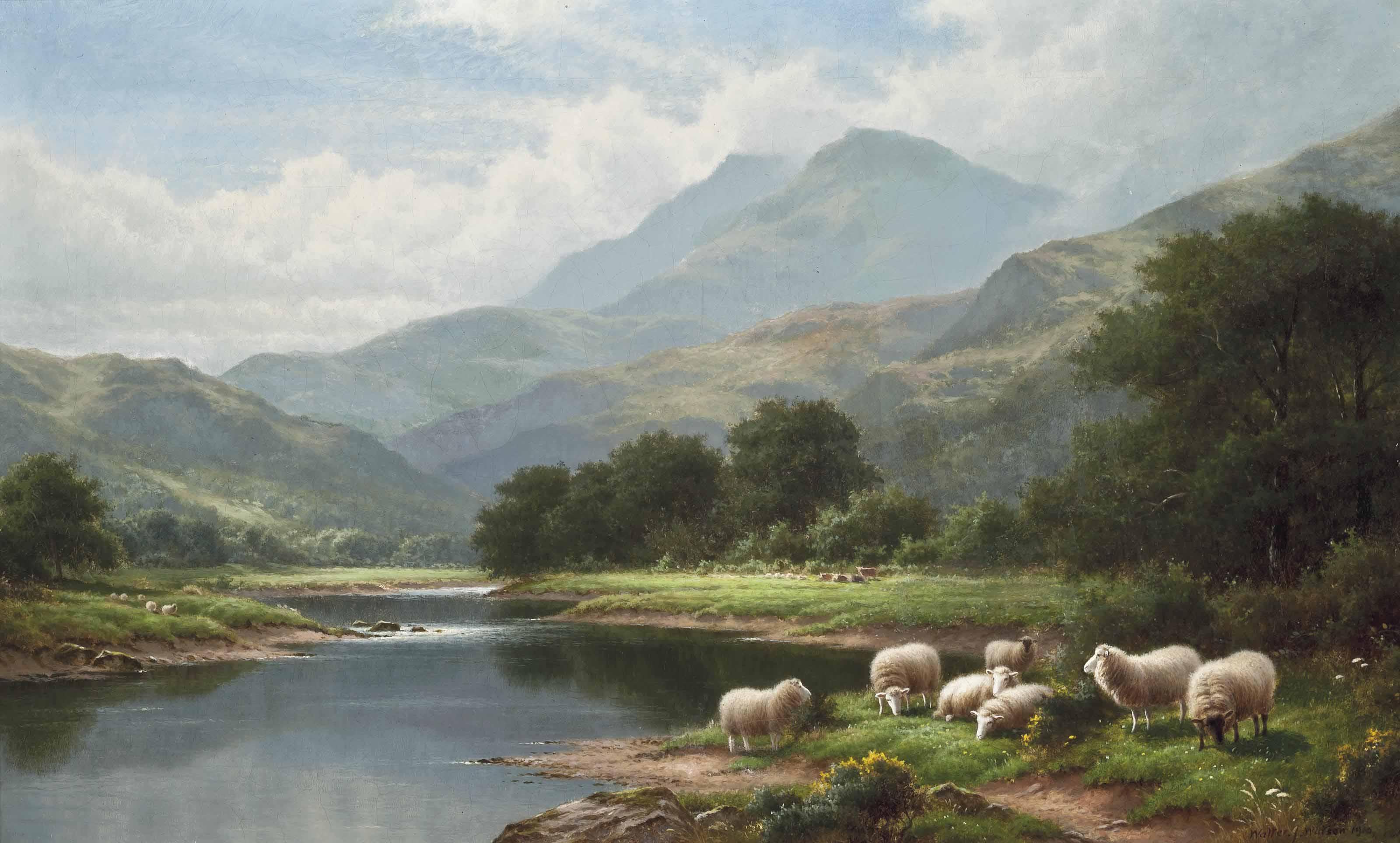 Walter J. Watson - On The Llugwy, West Wales