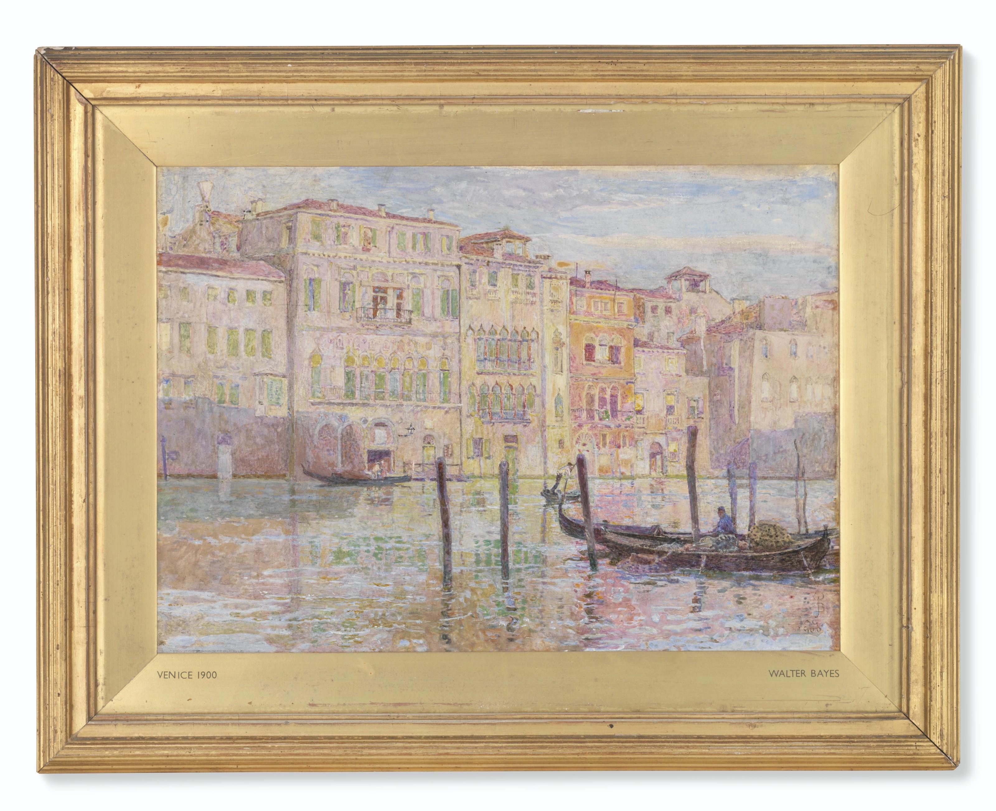 Walter John Bayes - A View On A Canal, Venice