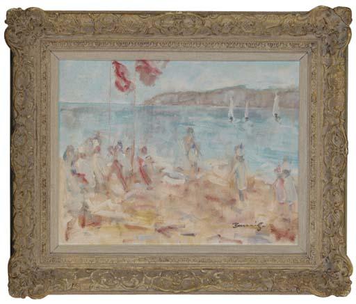 Walter John Beauvais - A sunny day on the beach