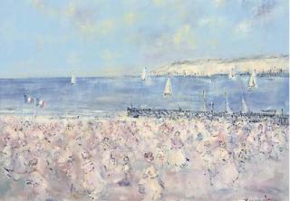 Walter John Beauvais - A Sunny Day On The Beach