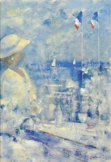 Walter John Beauvais - Au restaurant Deauville