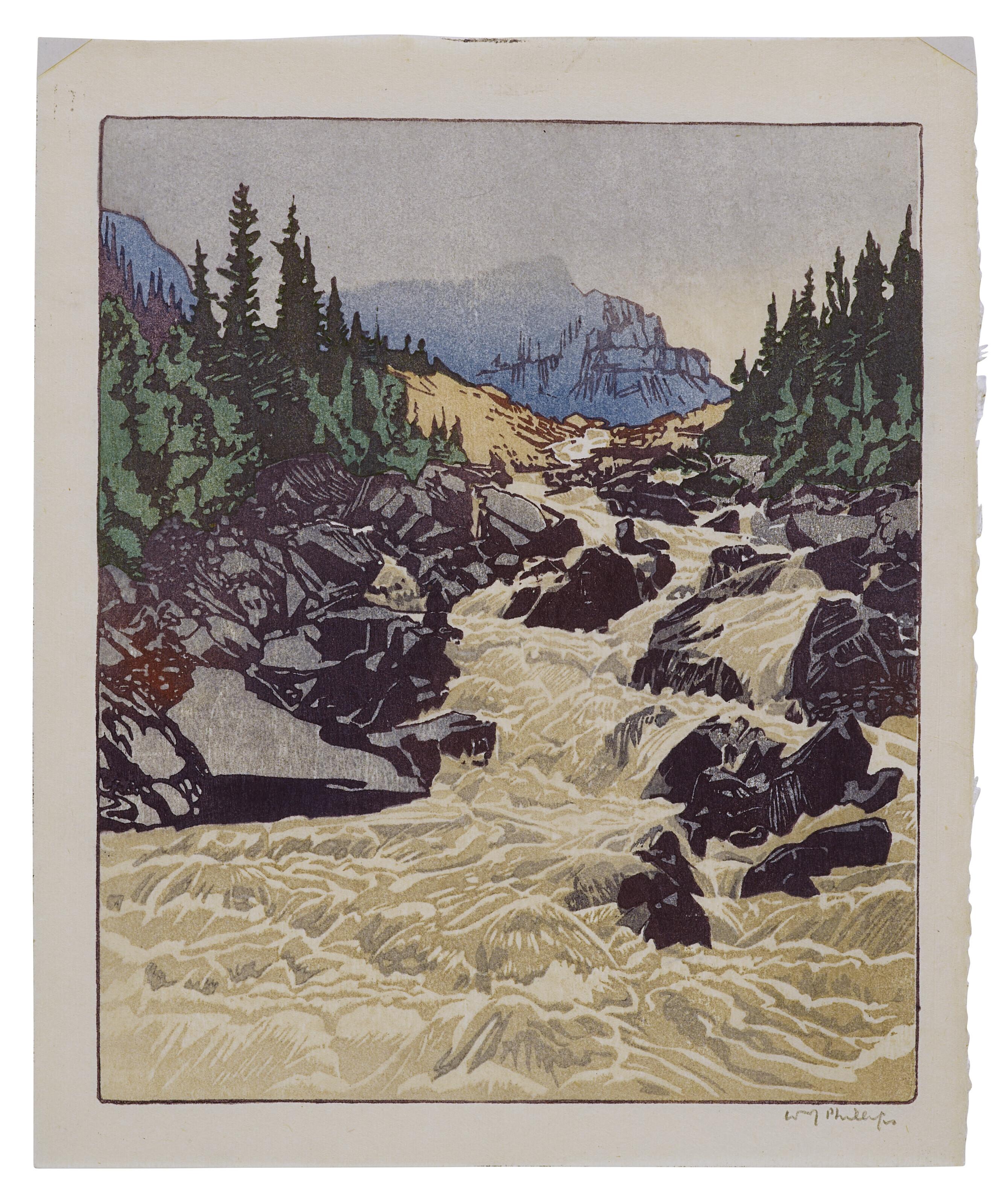 Walter Joseph Phillips - Above Lake Louise