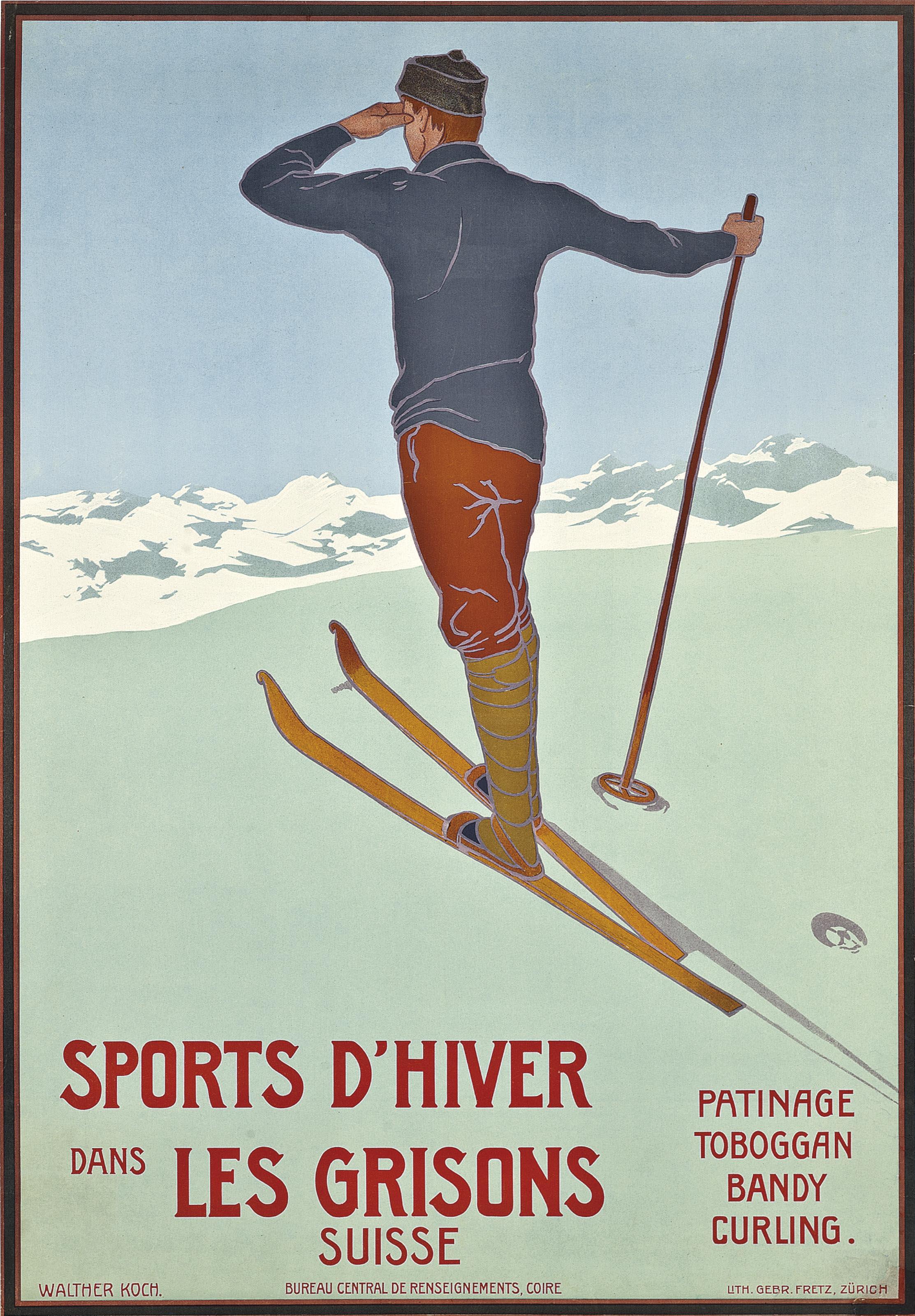 Walter Koch - Sports D\'Hiver Dans Les Grisons