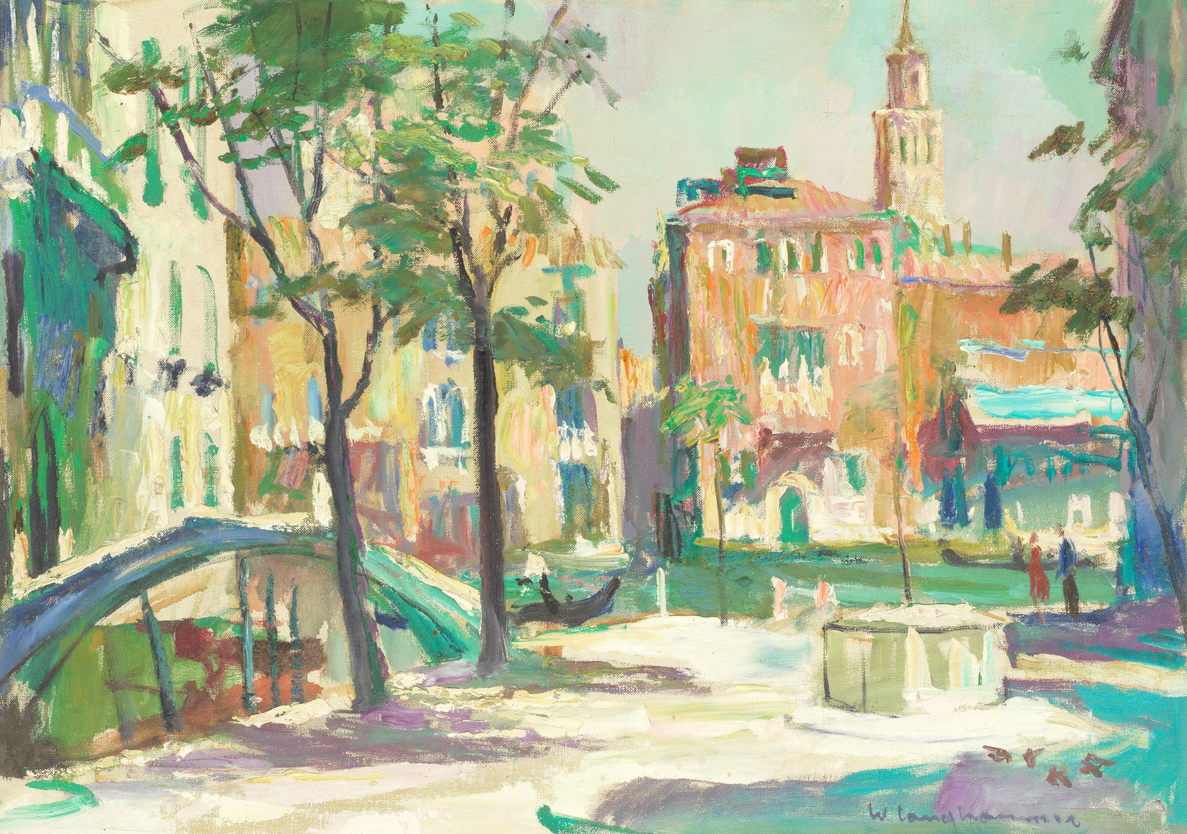 Walter Langhammer - Campo San Vio, Venezia