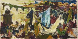 Walter Langhammer - The Dhobi Ghat, Nasik