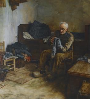 Walter Langley, R.I. - A Flemish Peasant