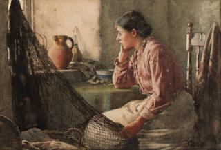 Walter Langley, R.I. - Fisherman\'s wife